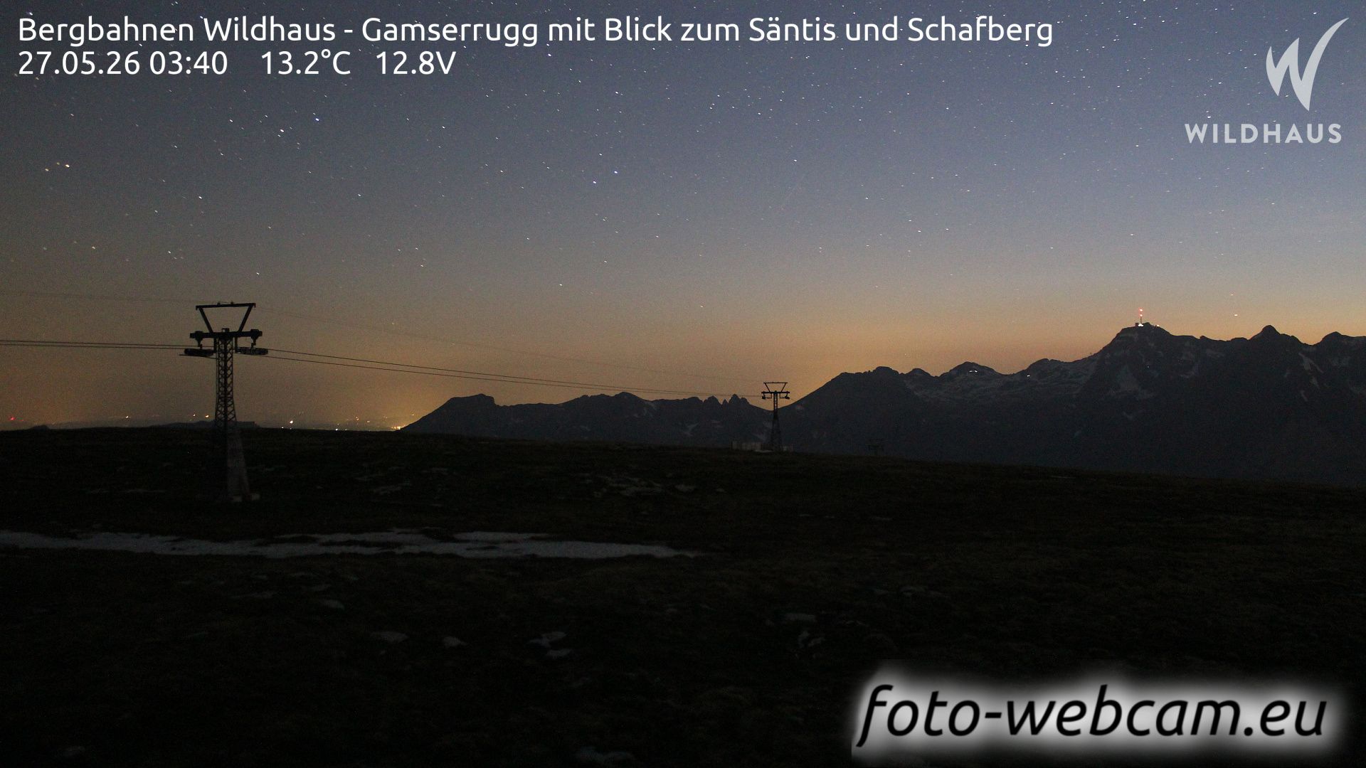 Wildhaus-Alt St. Johann: Bergbahnen Wildhaus - Gamserrugg mit Blick zum Säntis und Schafberg