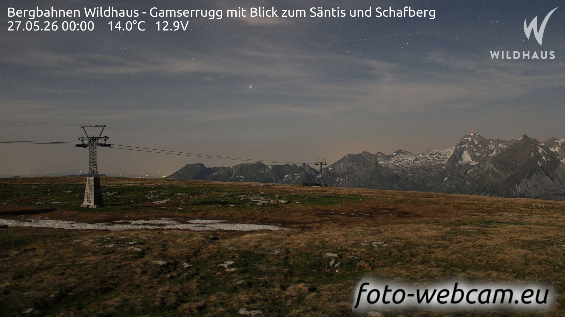 Wildhaus-Alt St. Johann: Bergbahnen Wildhaus - Gamserrugg mit Blick zum Säntis und Schafberg