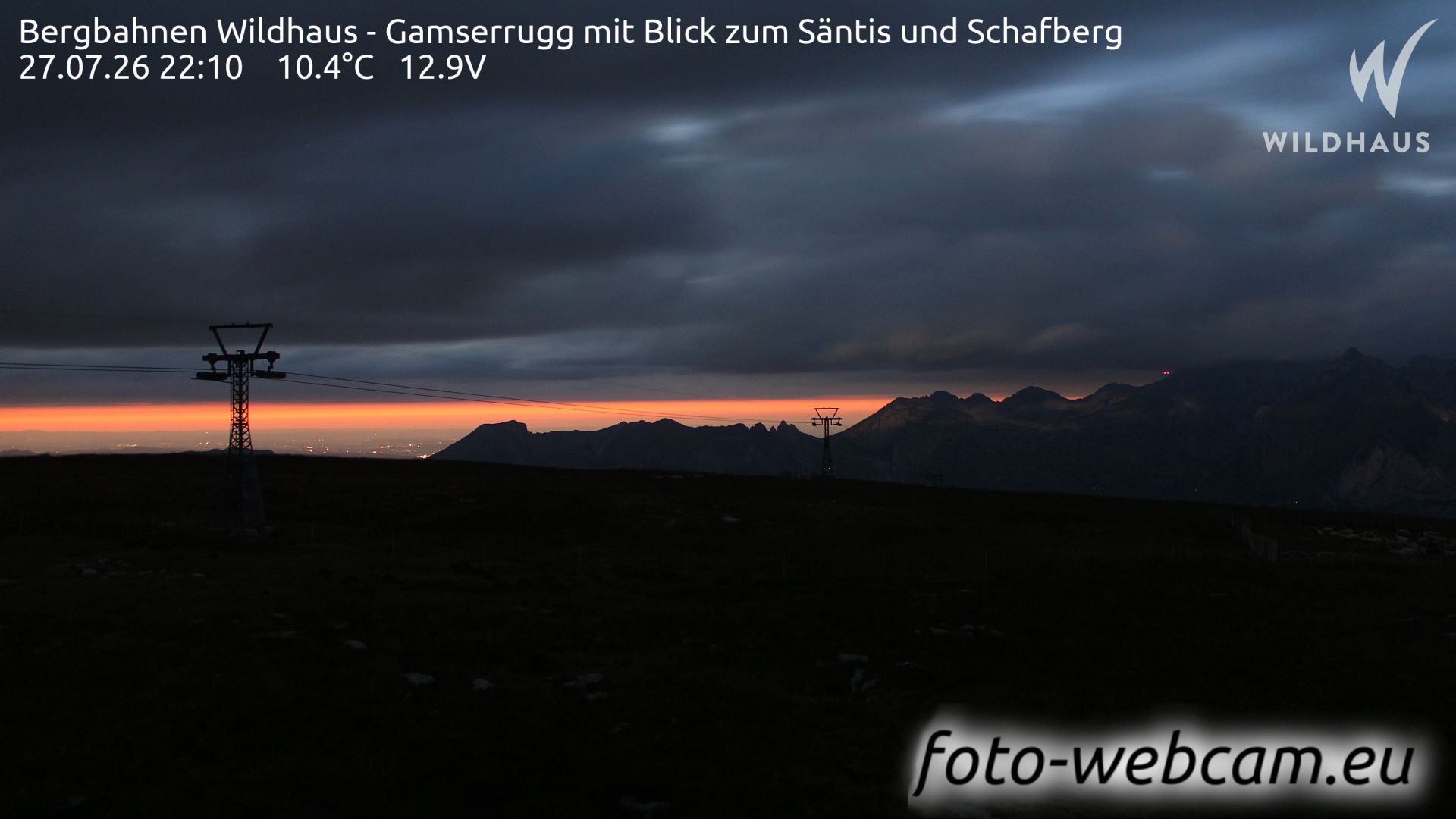 Wildhaus-Alt St. Johann: Bergbahnen Wildhaus - Gamserrugg mit Blick zum Säntis und Schafberg