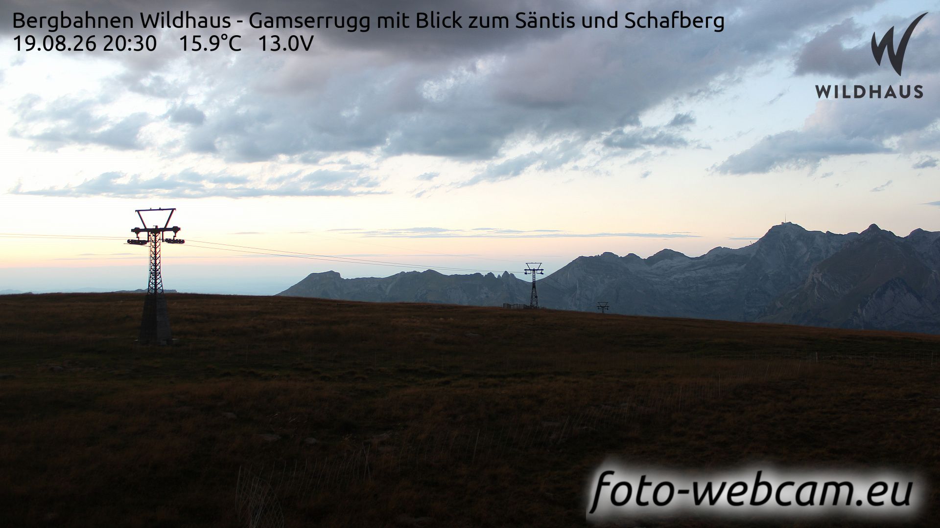 Wildhaus-Alt St. Johann: Bergbahnen Wildhaus - Gamserrugg mit Blick zum Säntis und Schafberg