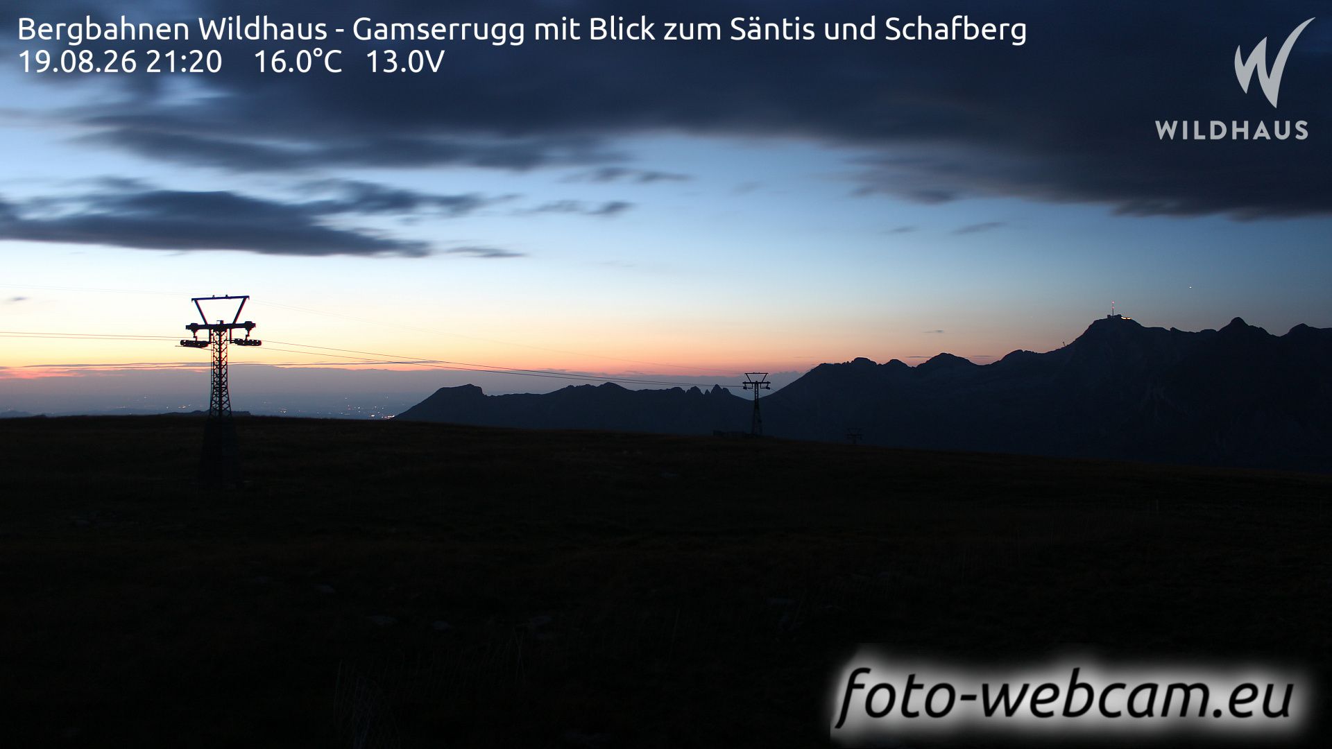 Wildhaus-Alt St. Johann: Bergbahnen Wildhaus - Gamserrugg mit Blick zum Säntis und Schafberg