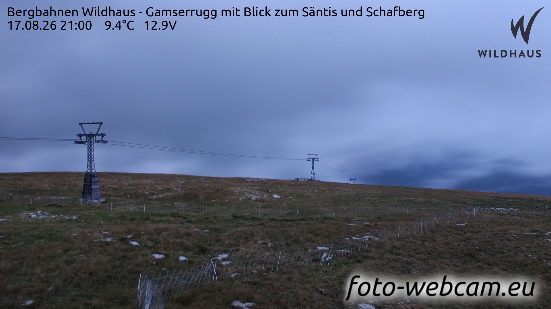 Wildhaus-Alt St. Johann: Bergbahnen Wildhaus - Gamserrugg mit Blick zum Säntis und Schafberg
