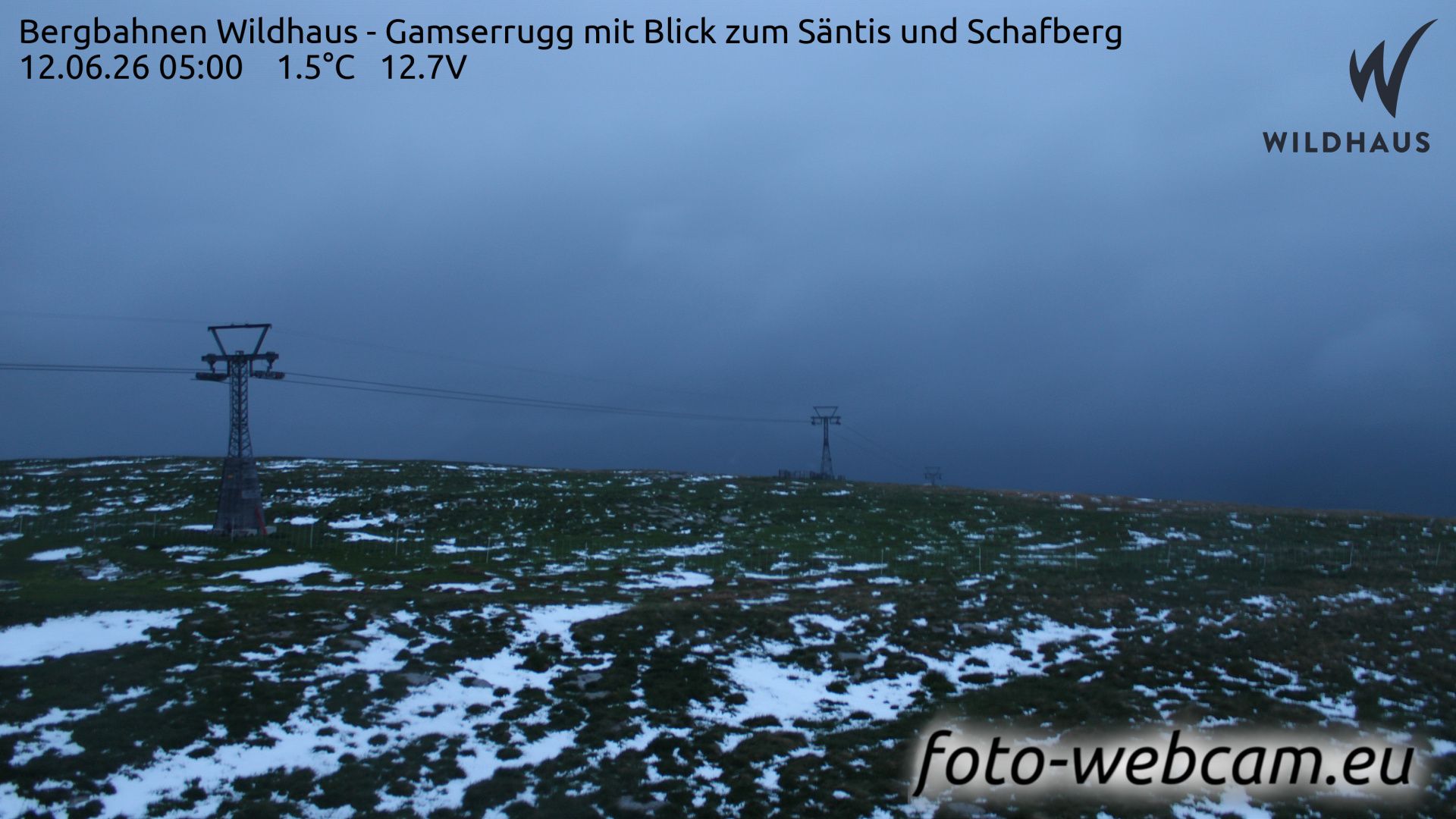 Wildhaus-Alt St. Johann: Bergbahnen Wildhaus - Gamserrugg mit Blick zum Säntis und Schafberg