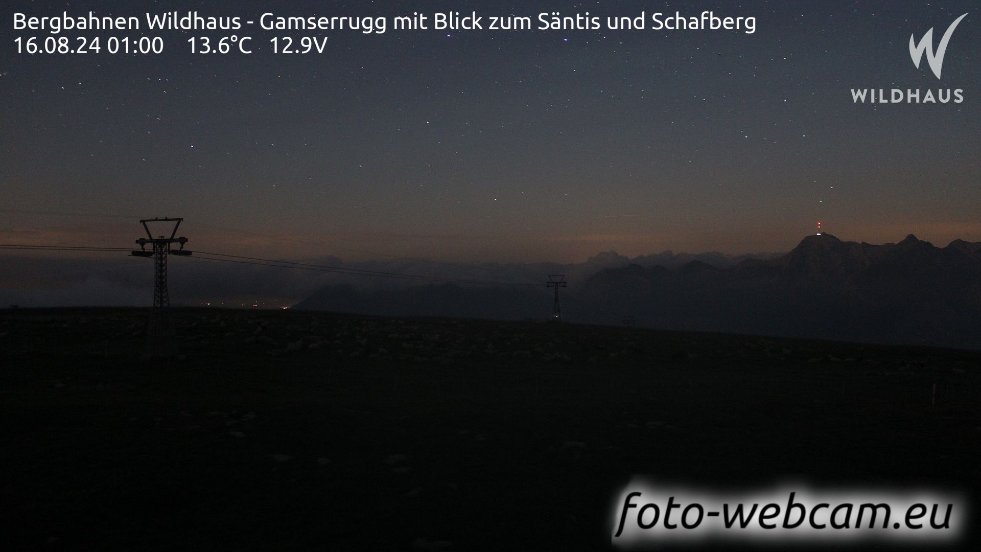 Wildhaus-Alt St. Johann: Bergbahnen Wildhaus - Gamserrugg mit Blick zum Säntis und Schafberg