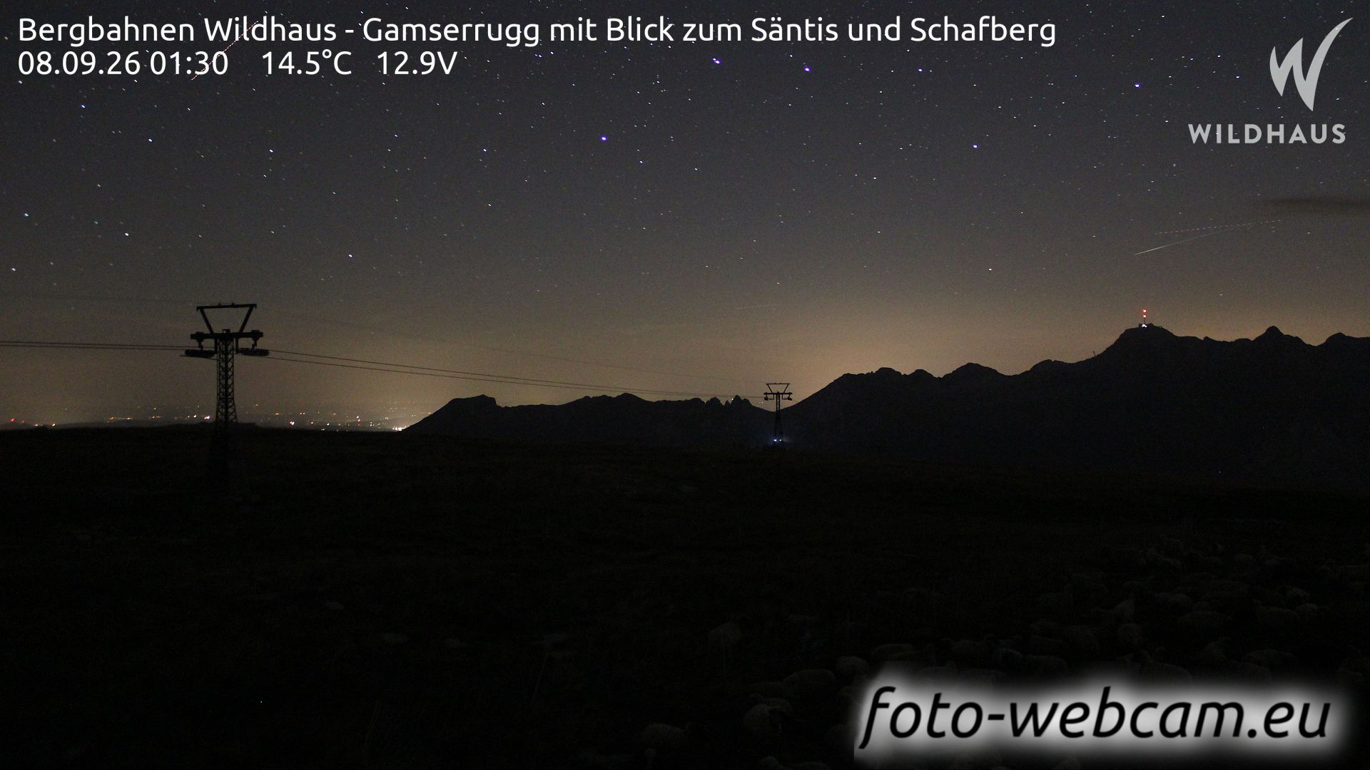 Wildhaus-Alt St. Johann: Bergbahnen Wildhaus - Gamserrugg mit Blick zum Säntis und Schafberg