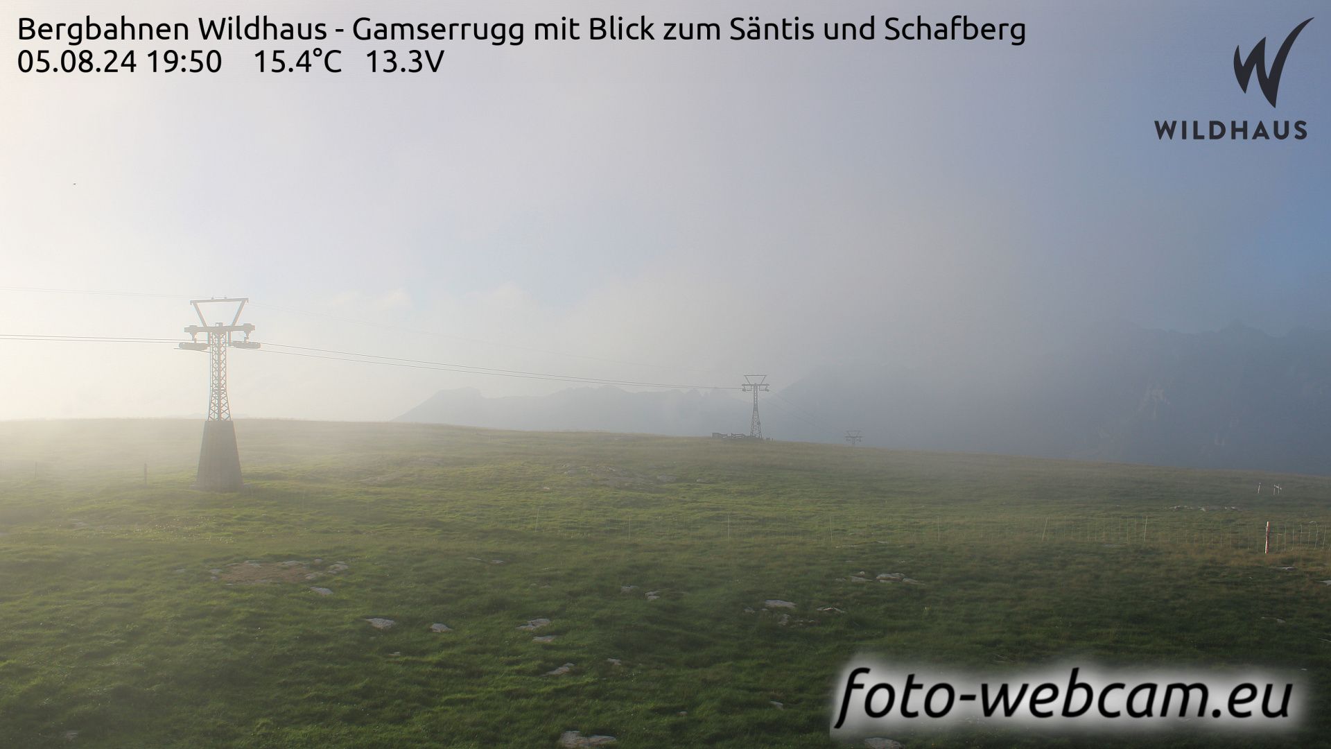 Wildhaus-Alt St. Johann: Bergbahnen Wildhaus - Gamserrugg mit Blick zum Säntis und Schafberg