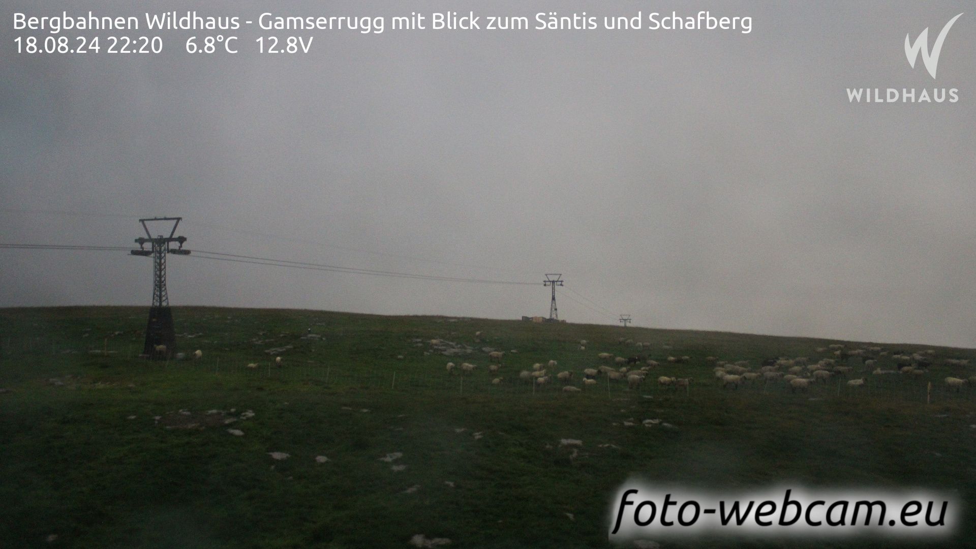 Wildhaus-Alt St. Johann: Bergbahnen Wildhaus - Gamserrugg mit Blick zum Säntis und Schafberg