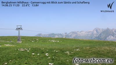 Wildhaus Alt St Johann Landschafts-Webcam