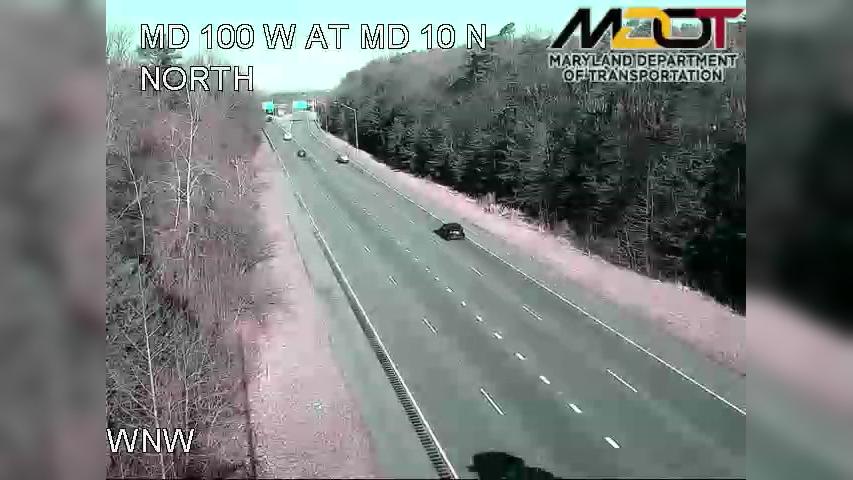 Traffic Cam Lipins Corner: MD 100 W AT MD 10 N (502030)