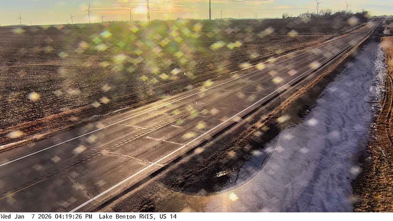 Traffic Cam Lake Benton: US 14: U.S.14 - MP 7): U.S.14 - MP 7) View