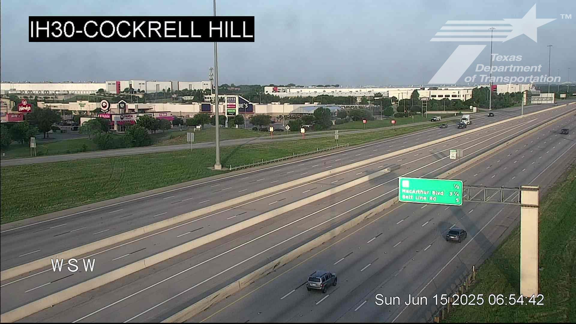 Traffic Cam Dallas › East: I-30 @ Cockrell Hill