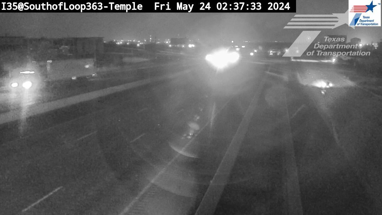 Traffic Cam Temple › South: I35@South of Loop 363