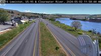 Lewiston: US 95: 38th Clearwater River: Southbound - Day time