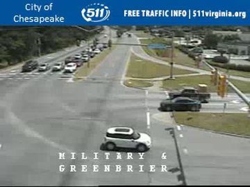 Traffic Cam Riverdale: US-13 - Chesapeake - Military Hwy & Greenbrier Pkwy