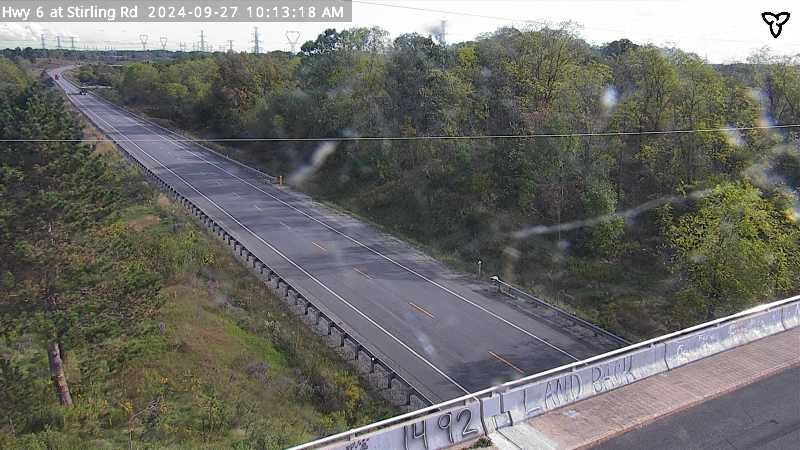 Traffic Cam Caledonia: Highway 6 at Stirling