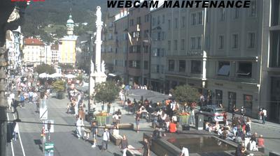 Daylight webcam view from Innsbruck › North: Maria Theresien Straße