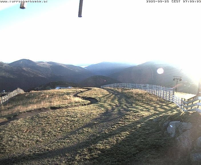 Traffic Cam Turracher Hohe: Sonnenbahn