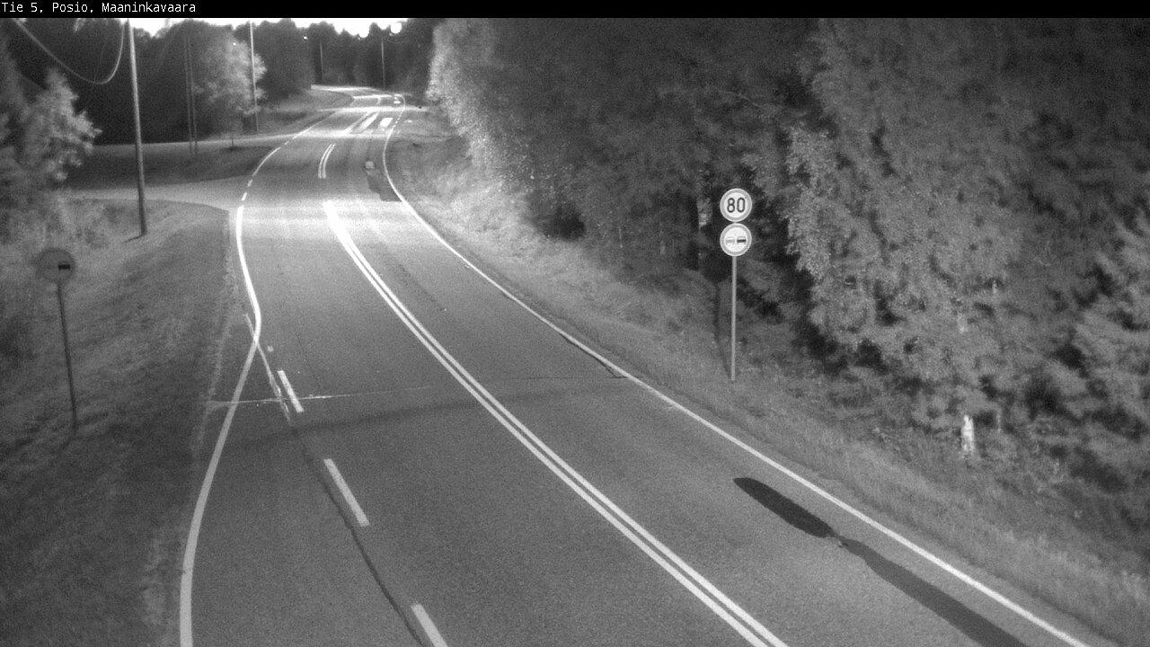 Traffic Cam Posio: Tie - Maaninkavaara - Kemijärvelle