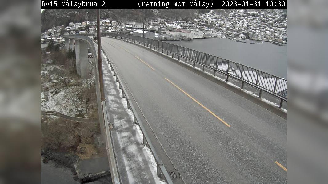 Halsoyra: R15 Måløybrua 2 (46 moh, retning Måløy)