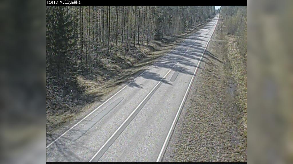 Traffic Cam Ahtari: Tie 18 Ähtäri, Myllymäki - Ähtäriin