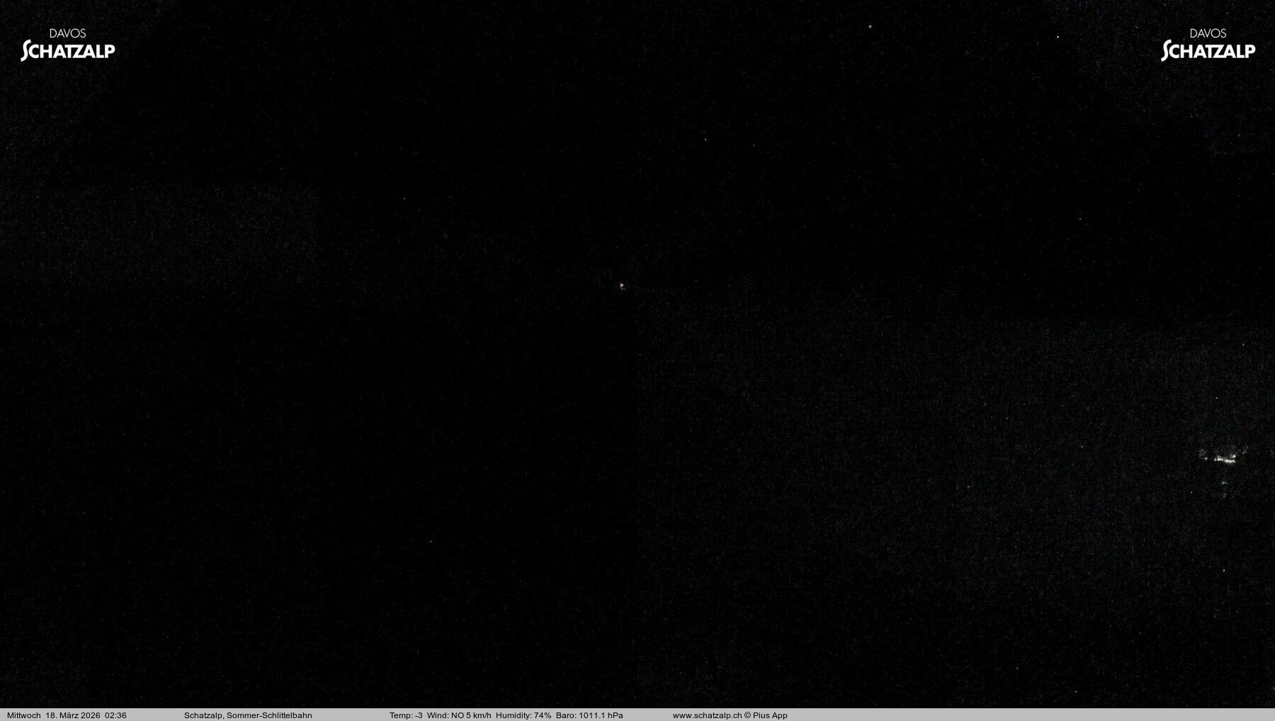 Davos: Sommer-Schlittelbahn, Blick zur Strelaalp