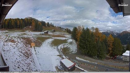 Davos: Sommer-Schlittelbahn, Blick zur Strelaalp
