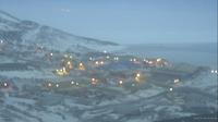Ultima vista de la luz del día desde McMurdo Station: South Pole − Station