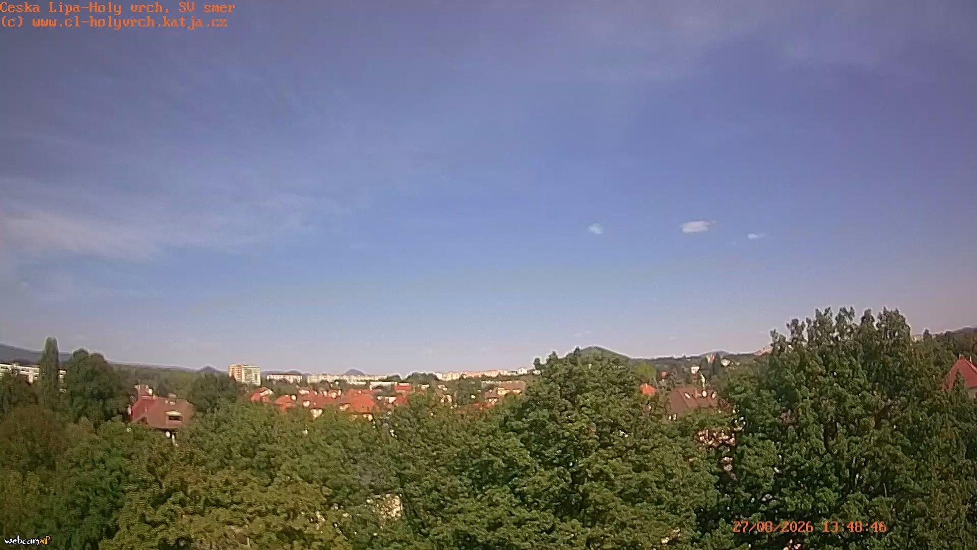 Traffic Cam Ceska Lipa › North-East: Holý vrch - Ještěd