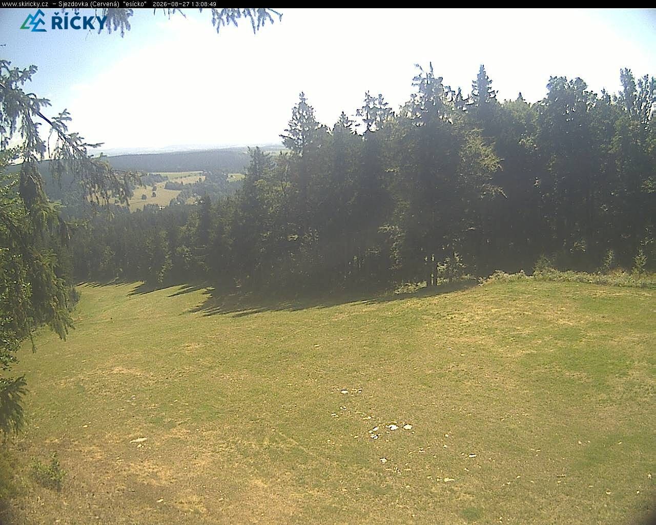 Traffic Cam Ricky v Orlickych horach: Říčky v Orlických horách, Sjezdovka