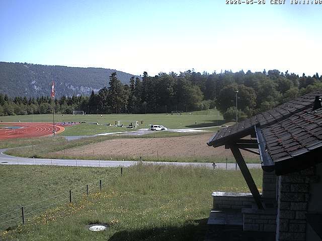 Magglingen › Nordosten: Restaurant End der Welt - 400-Rundbahn und Fussballplatz «End der Welt»