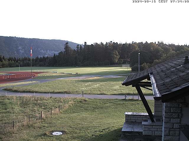 Magglingen › Nord-Ost: Restaurant End der Welt - 400-Rundbahn und Fussballplatz «End der Welt»