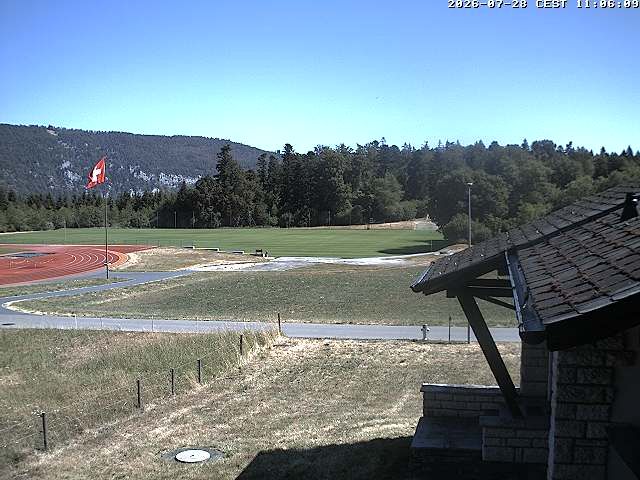 Magglingen › Nordosten: Restaurant End der Welt - 400-Rundbahn und Fussballplatz «End der Welt»