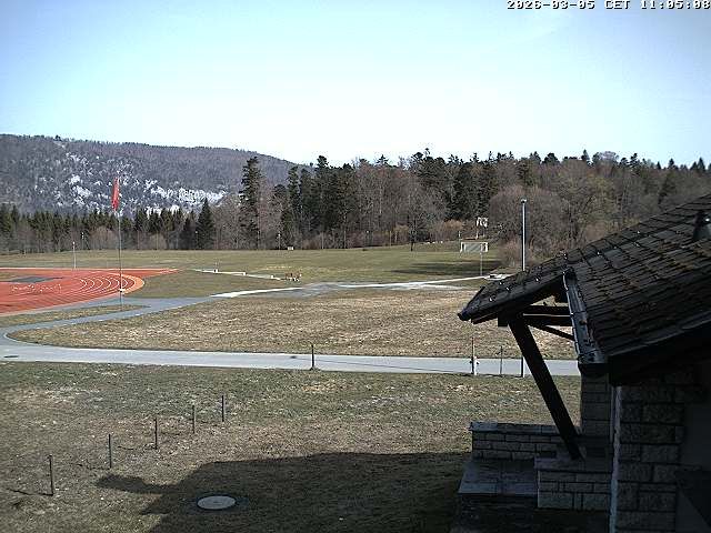 Magglingen › Nordosten: Restaurant End der Welt - 400-Rundbahn und Fussballplatz «End der Welt»