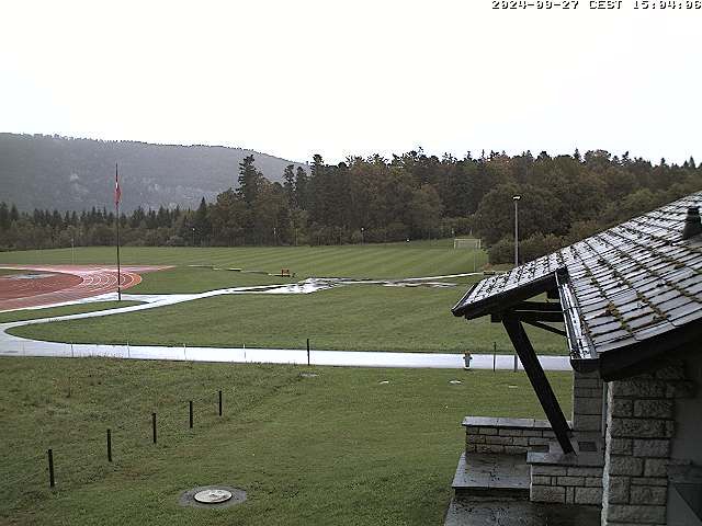 Magglingen › Nord-Ost: Restaurant End der Welt - 400-Rundbahn und Fussballplatz «End der Welt»