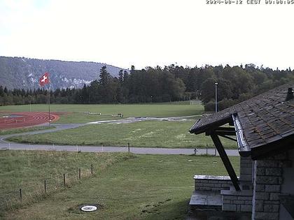 Magglingen › Nord-Ost: Restaurant End der Welt - 400-Rundbahn und Fussballplatz «End der Welt»