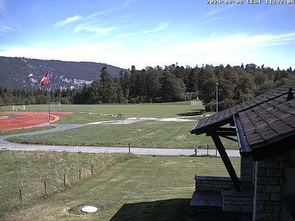 Magglingen › Nord-Ost: Restaurant End der Welt - 400-Rundbahn und Fussballplatz «End der Welt»