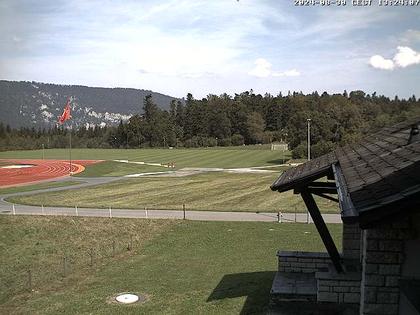 Magglingen › Nord-Ost: Restaurant End der Welt - 400-Rundbahn und Fussballplatz «End der Welt»