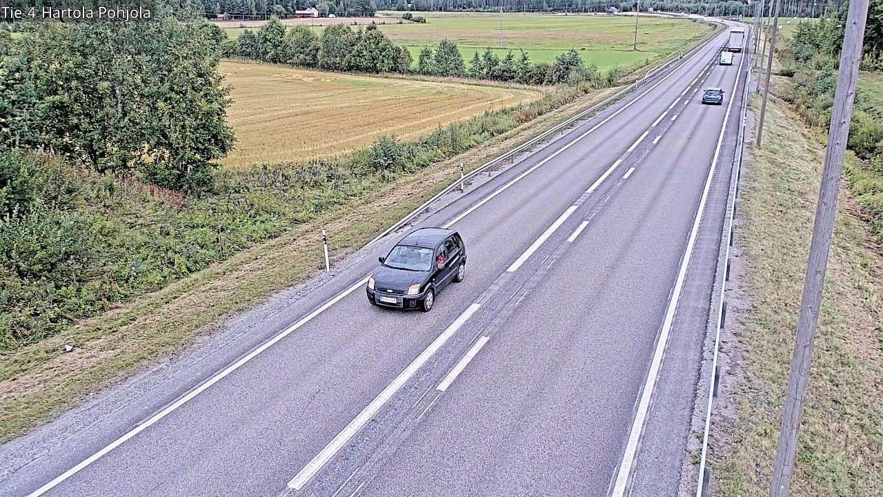 Traffic Cam Hartola: Tie - Pohjola - Jyväskylään