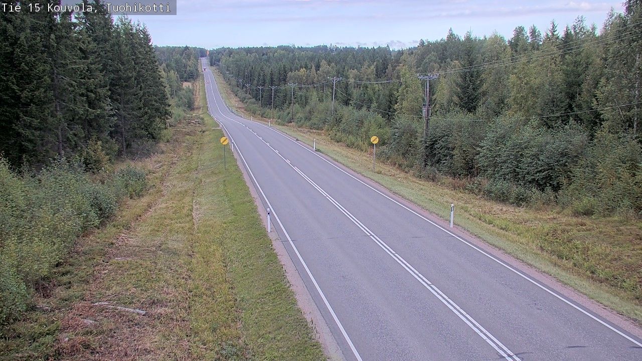 Traffic Cam Kouvola: Tie - Tuohikotti - Mikkeliin