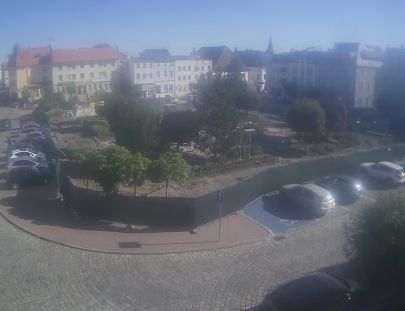 Traffic Cam Krapkowice › North-West: Rynek