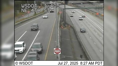 Traffic Cam Bellevue: I-405 at MP 13.5: NE 4th St