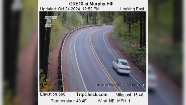 Traffic Cam Grand Ronde: ORE18 at Murphy Hill