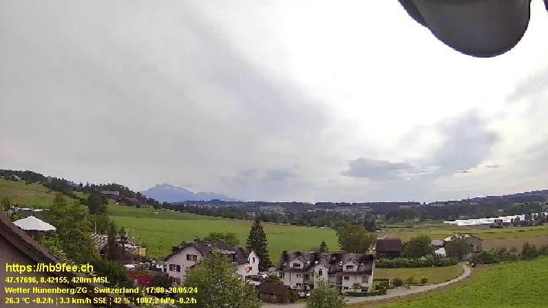 Pilatus Vista: Hunenbergs Weather Landscape Webcam