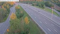 Bergshamra: Trafikplats Sörentorp (Kameran är placerad på E Uppsalavägen i höjd med trafikplats Sörentorp och är riktad mot Stockholm)