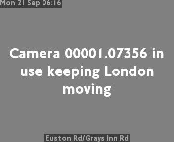 Traffic Cam London: Euston Rd/Grays Inn Rd