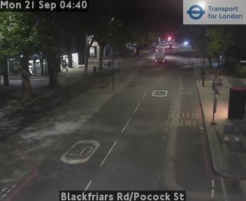 Traffic Cam City of London: Blackfriars Rd/Pocock St