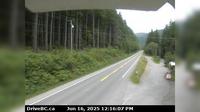 Last daylight view from Blind Channel › North: Hwy 19, 31 km north of Campbell River, looking north