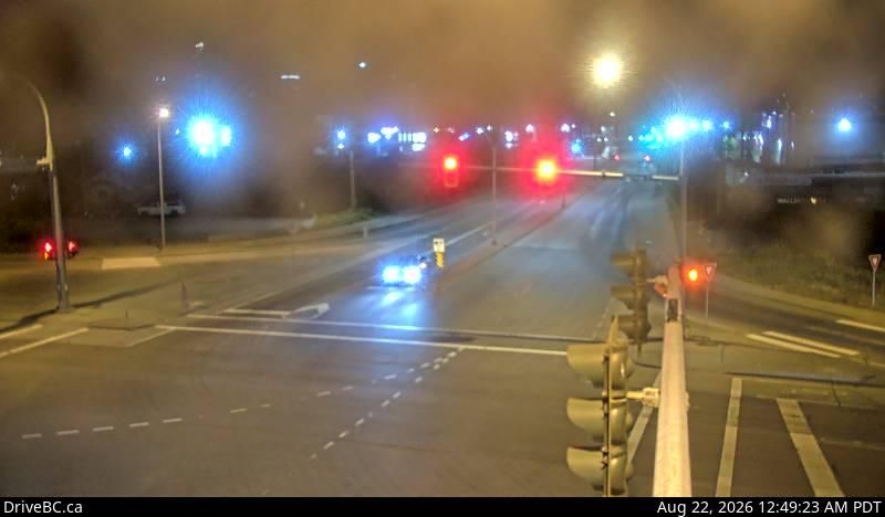 Traffic Cam Surrey › South: Hwy 17 (South Fraser Perimeter Rd) at Bridgeview Dr, looking south