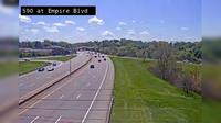 Rochester > South: NY-590 Southbound at Empire Blvd - Day time
