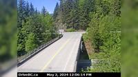 Harrison Hot Springs > North: , Hwy  at Herrling Island overpass, looking north - Day time
